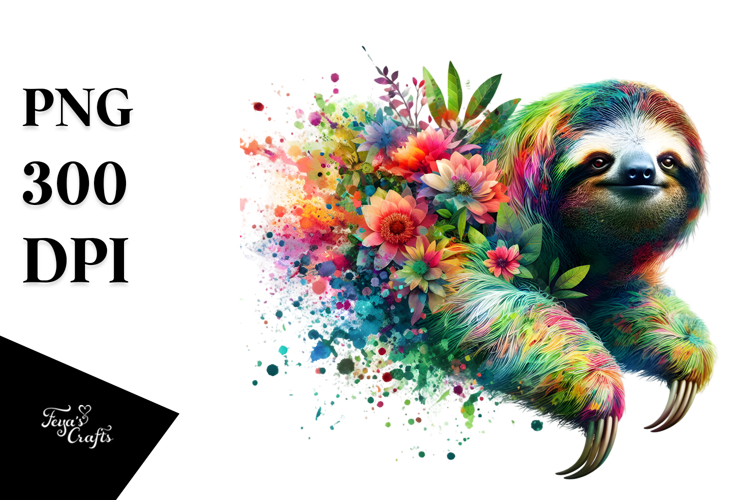 Sloth Clipart Image 10