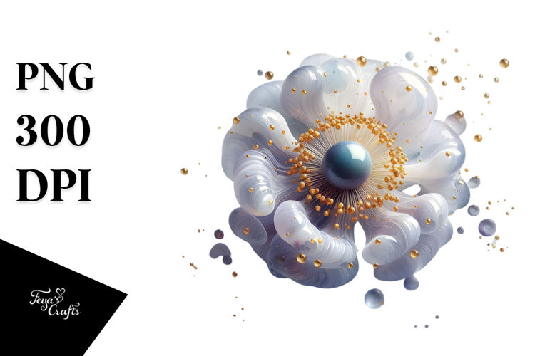 Abstract Anemone PNG