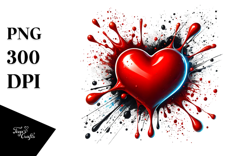 Red Heart Png Image 22