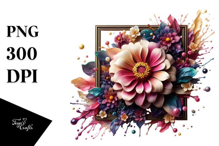 Glossy Abstract Azalea PNG