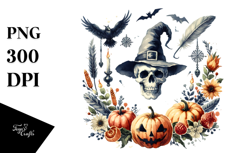 Retro Skull PNG