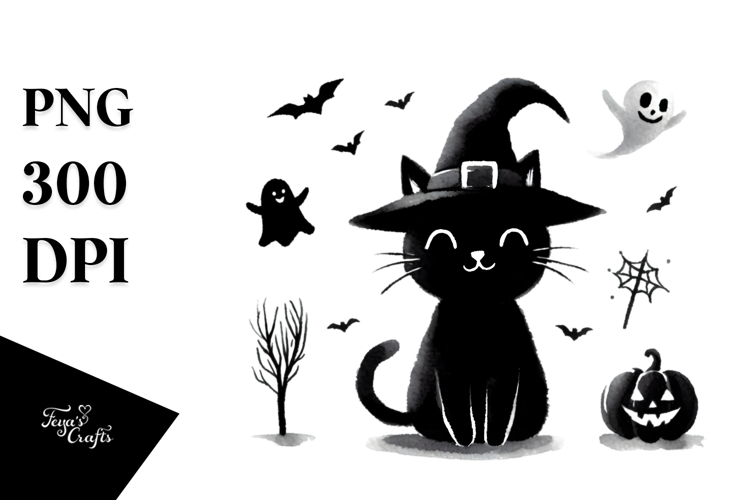 Black Cat Png Image 21