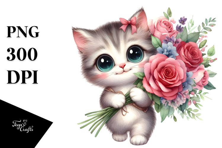 Kitten Clipart Image 6