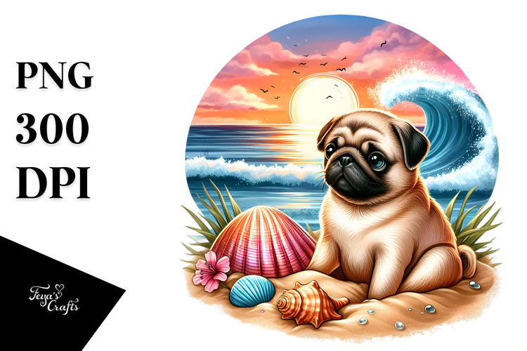 Pug Clipart Image 4