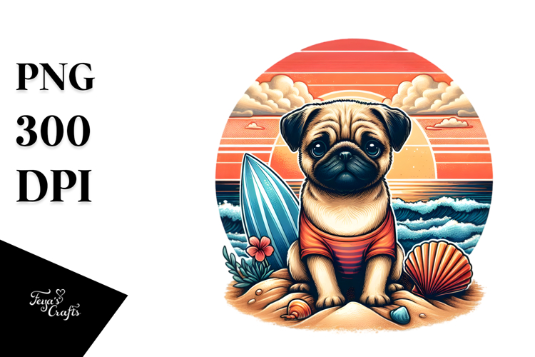 Pug Clipart Image 3