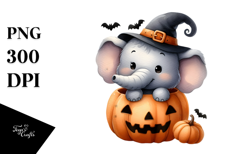 Cute Baby Elephant PNG