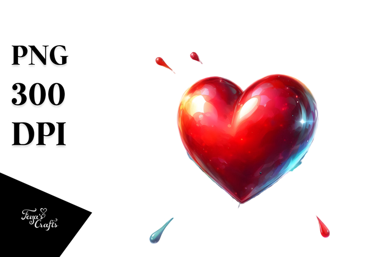 Red Heart Png Image 21