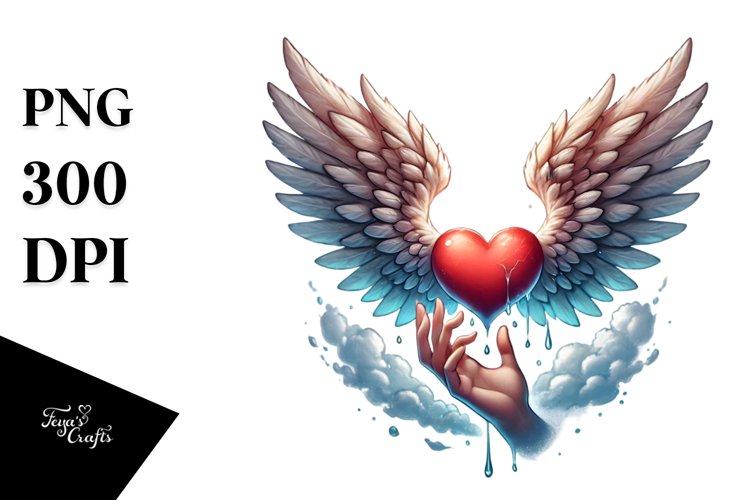 Winged Heart, PNG