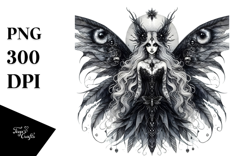 Gothic Fairy, High-Res PNG
