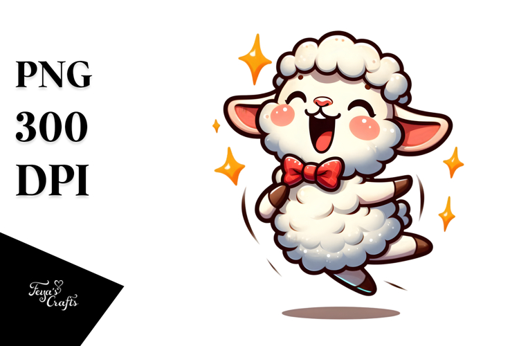 Dramatic Sass Cartoon Lamb