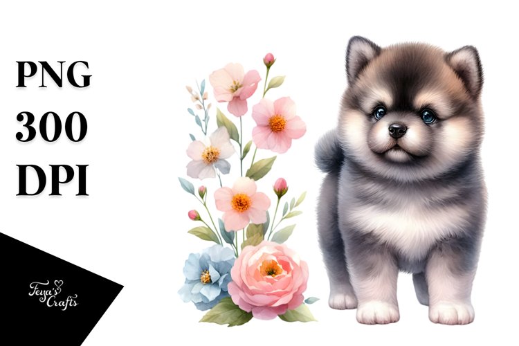 Watercolor Flowers Image 6