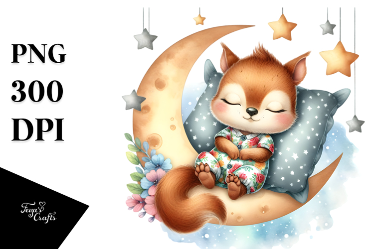 Cute Moon Clipart Image 15