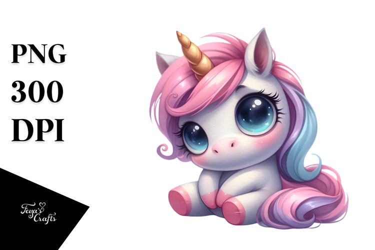 Expressive Unicorn PNG