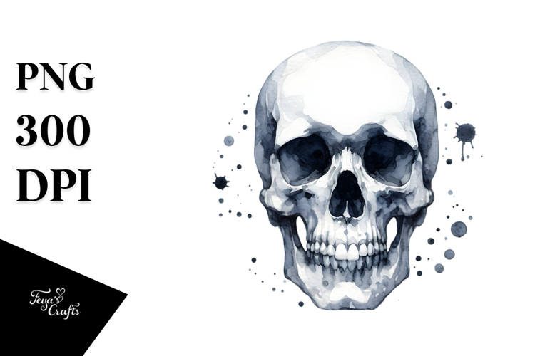 Simple Skull Clipart Image 17