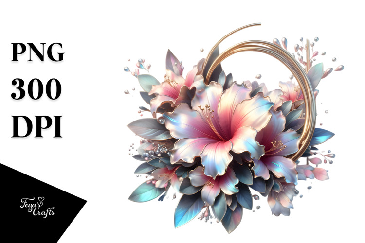 Shiny Abstract Azalea PNG