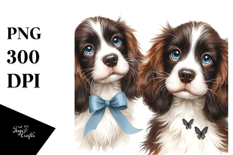 Cute English Springer Spaniel Baby