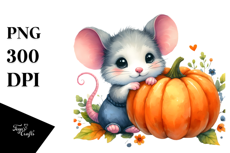 Pumpkin Watercolor Png Image 5