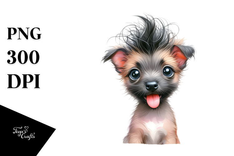Expressive Malinois with Crazy Haircut, Transparent PNG