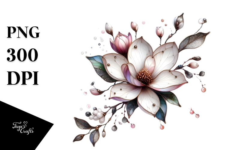Magnolia Clipart Image 22