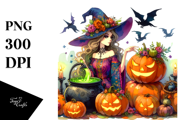 Witch Clipart Image 6
