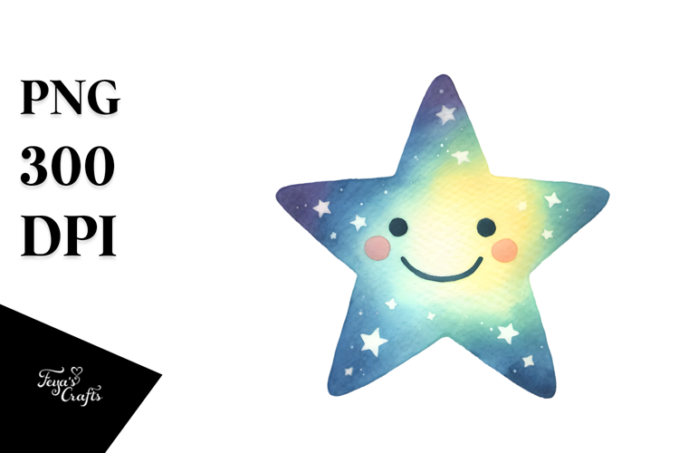 Smiling Star PNG