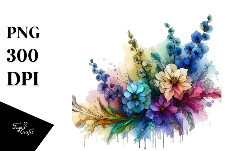 Wooden Stained Delphinium PNG
