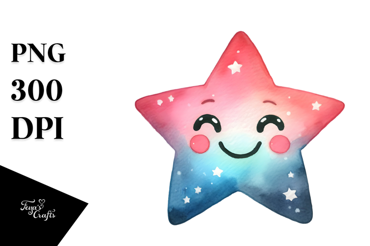 Smiling Star PNG