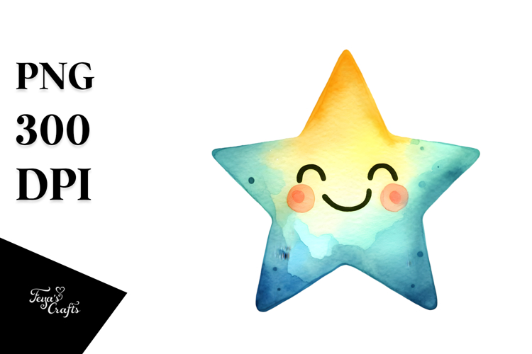 Smiling Star PNG
