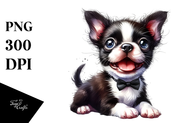 Boston Terrier Clipart Image 21
