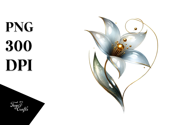 Glossy Snowdrop Made of , Transparent PNG