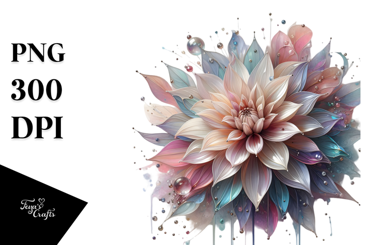 Shiny Dahlia PNG