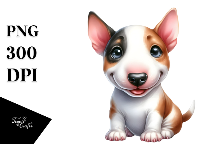 Happy Bull Terrier, Transparent PNG