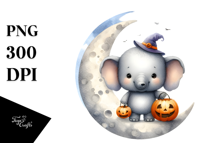 Cute Elephant Clipart Image 19
