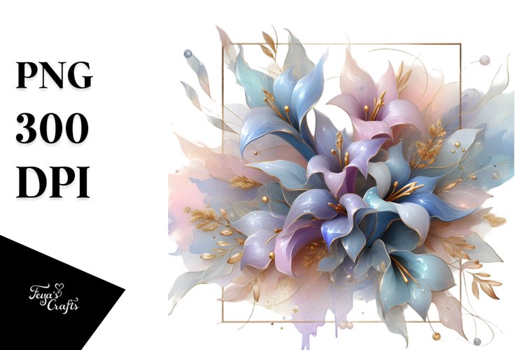 Flower Sticker Png Image 10