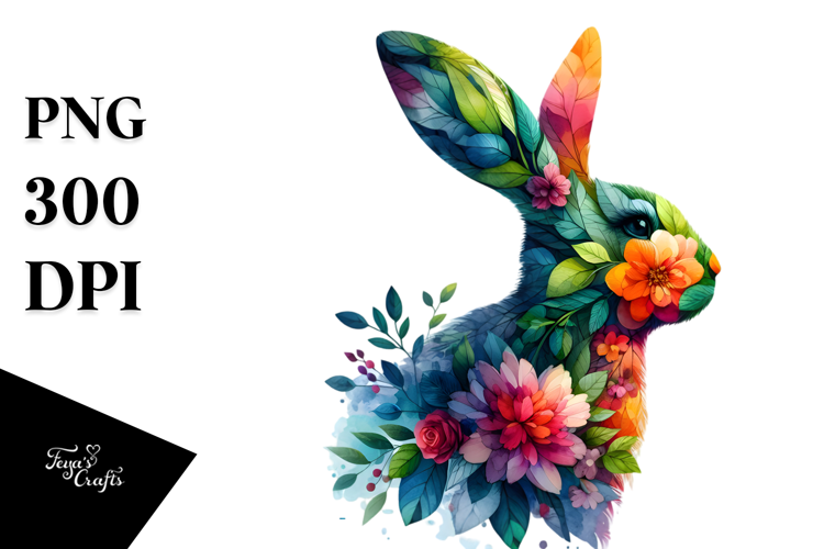 Vibrant Abstract Bunny, 20 oz Tumbler