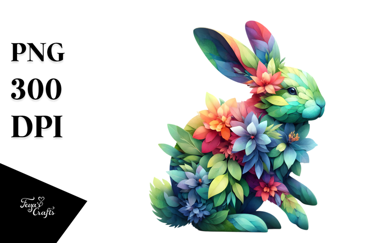 Vibrant Abstract Bunny, 20 oz Tumbler