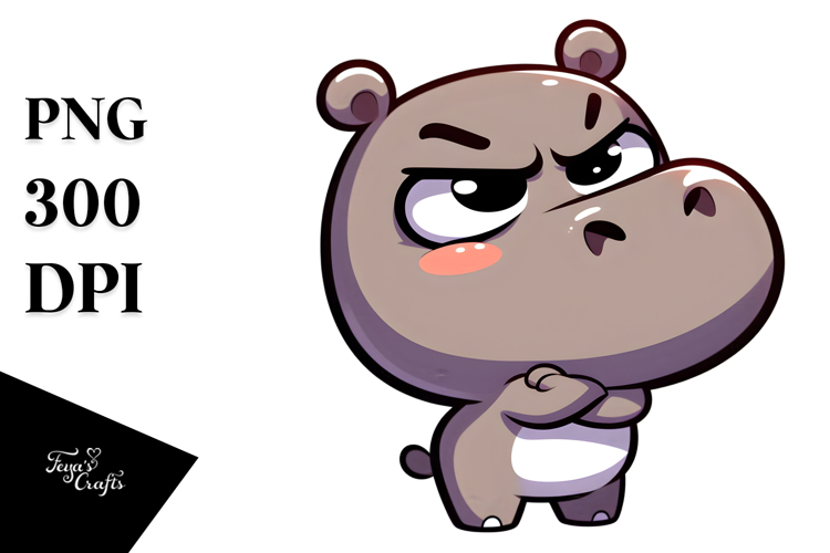 Hippo Clipart Image 12