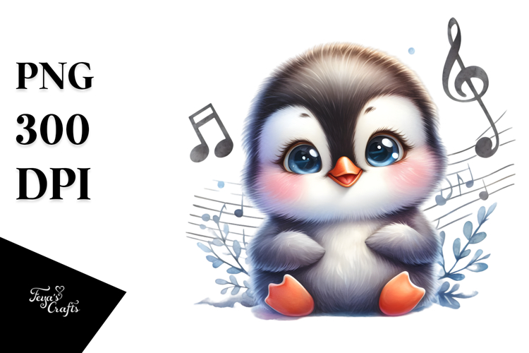 Penguin Clipart Image 14