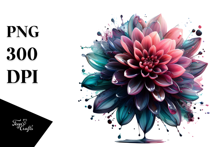 Glossy Dahlia Material
