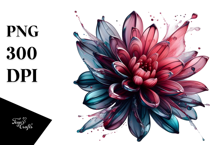 Glossy Dahlia Material