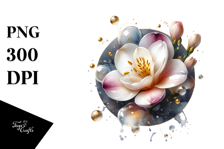 Glossy Freesia PNG