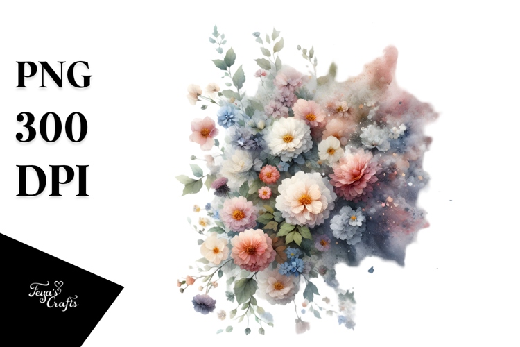 Flower with Flowers PNG