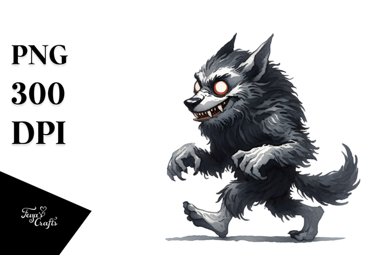 Werewolf Clipart Image 24