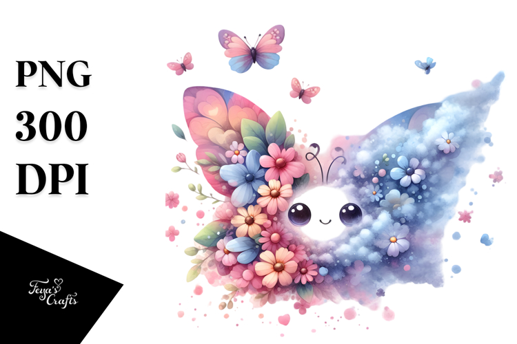 Cute Butterfly Clipart Image 14