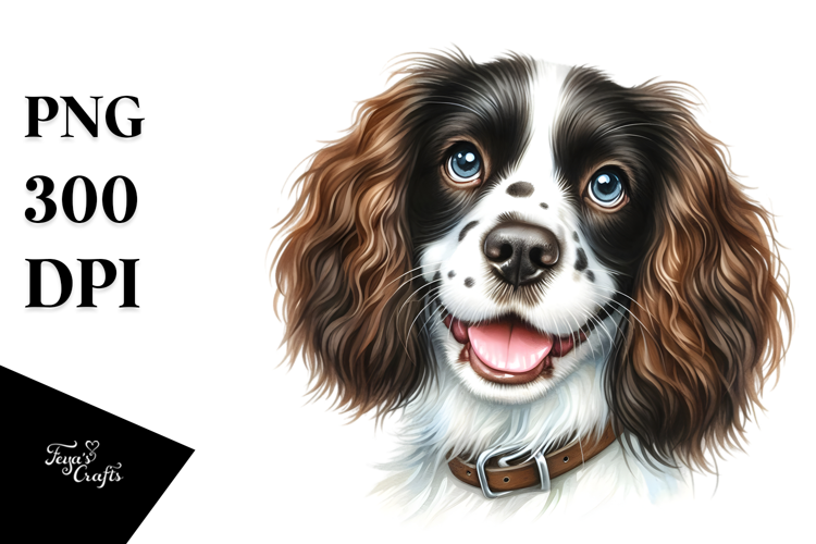 Cute Springer Spaniel, Transparent PNG