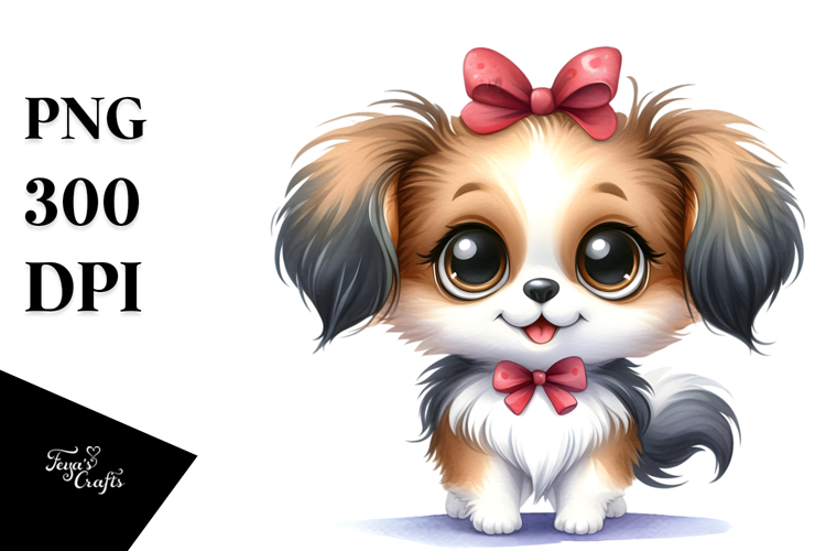 Happy Papillon, High-Res PNG