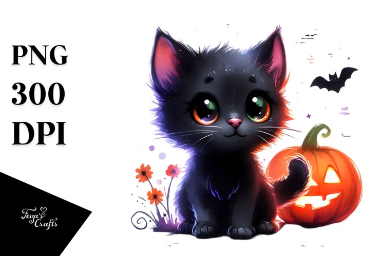 Simple Halloween Black Cat