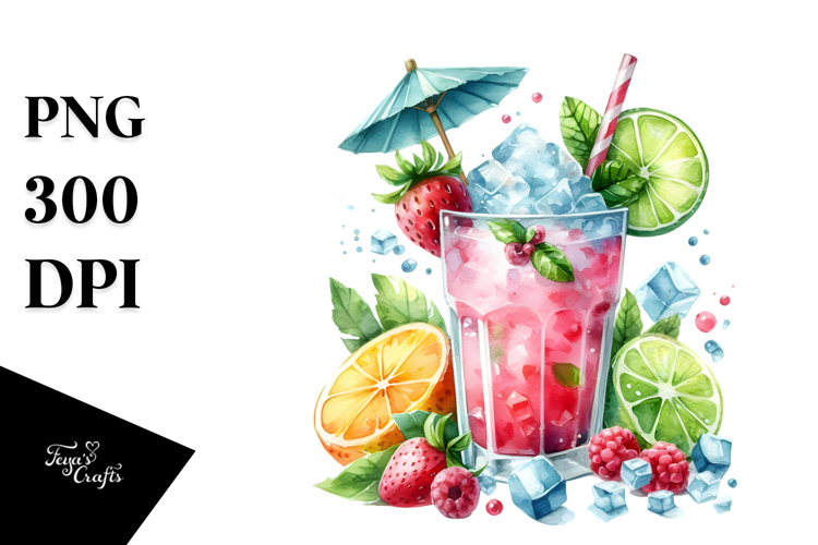 Frozen Cocktail , Creative PNG example image 1