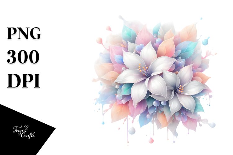 Flower Sticker Png Image 19