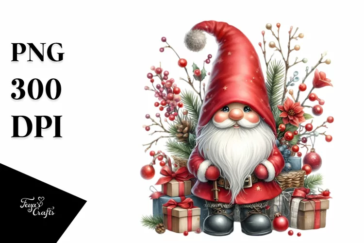 Christmass Gnome, Transparent PNG